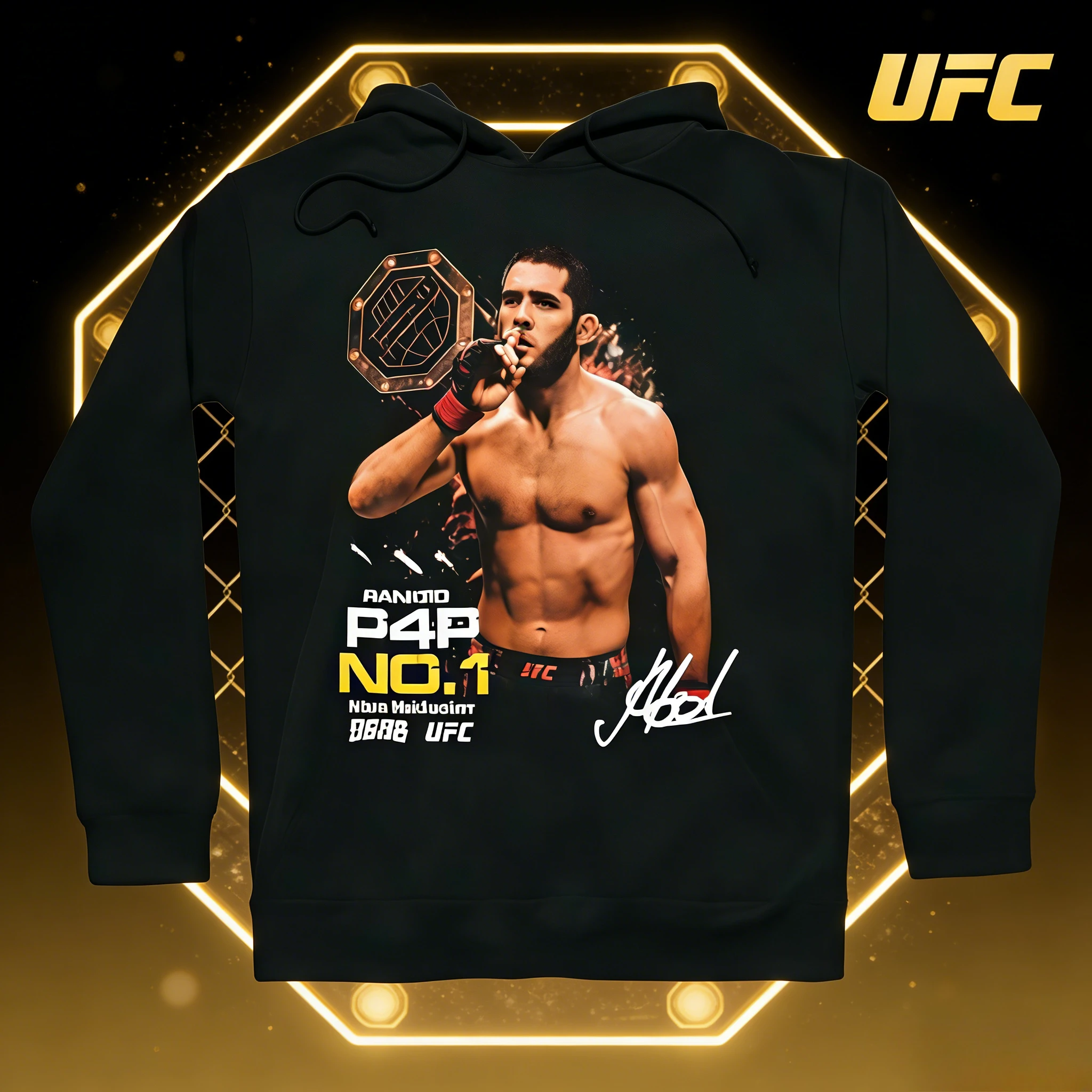 UFC Islam Mahachef 2026, осенне-зимняя коллекция, удобная толстовка с капюшоном из 100% хлопка, подходит для мужчин и женщин
UFC Islam Mahachef 2026, осенне-зимняя коллекция, удобная толстовка с капюшоном из 100% хлопка, подходит для мужчин и женщин