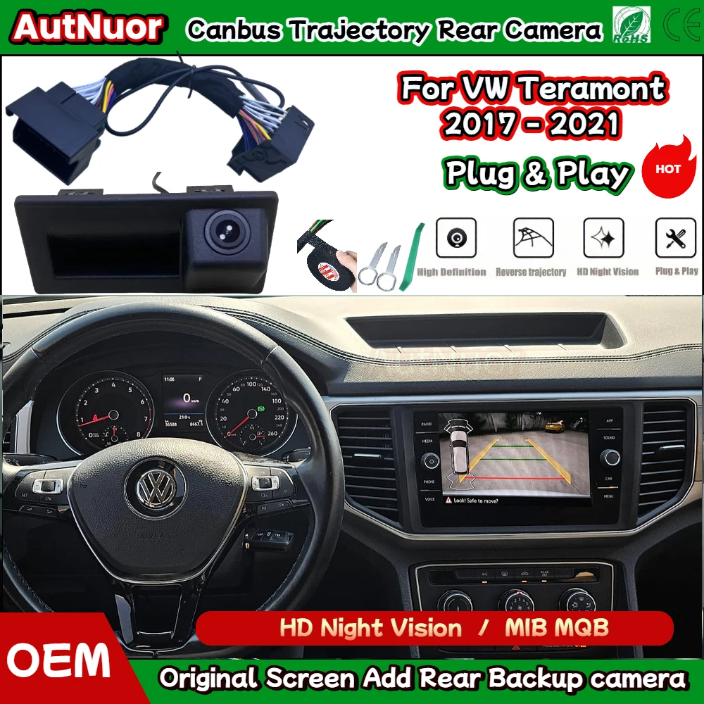 Задняя камера заднего вида HD ночного видения для VW Teramont 2017-2021 MIB2 Plug & Play без кодирования
Задняя камера заднего вида HD ночного видения для VW Teramont 2017-2021 MIB2 Plug & Play без кодирования