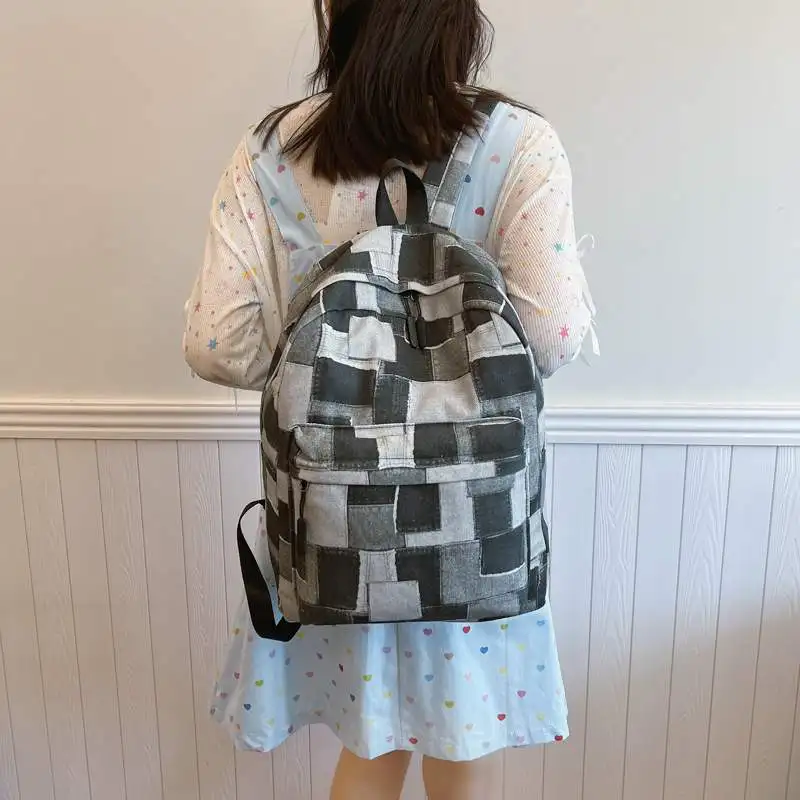 Trendy Plaid Large Capacity Backpack for Boys And Girls High School Students Double Shoulder Bag Polyester Modern Neutral Style
Trendy Plaid Large Capacity Backpack for Boys And Girls High School Students Double Shoulder Bag Polyester Modern Neutral Style