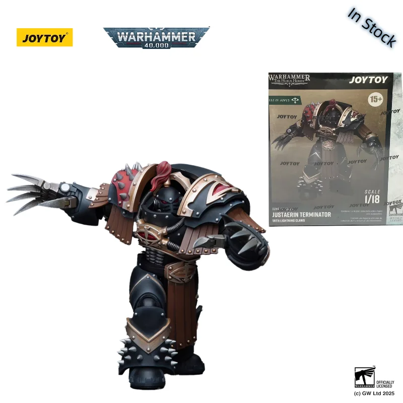 In Stock 1:18 Scale JOYTOY 40K Sons of Horus Justaerin Terminator with Lightning Claws JT9725 Action Figure Anime Model
In Stock 1:18 Scale JOYTOY 40K Sons of Horus Justaerin Terminator with Lightning Claws JT9725 Action Figure Anime Model