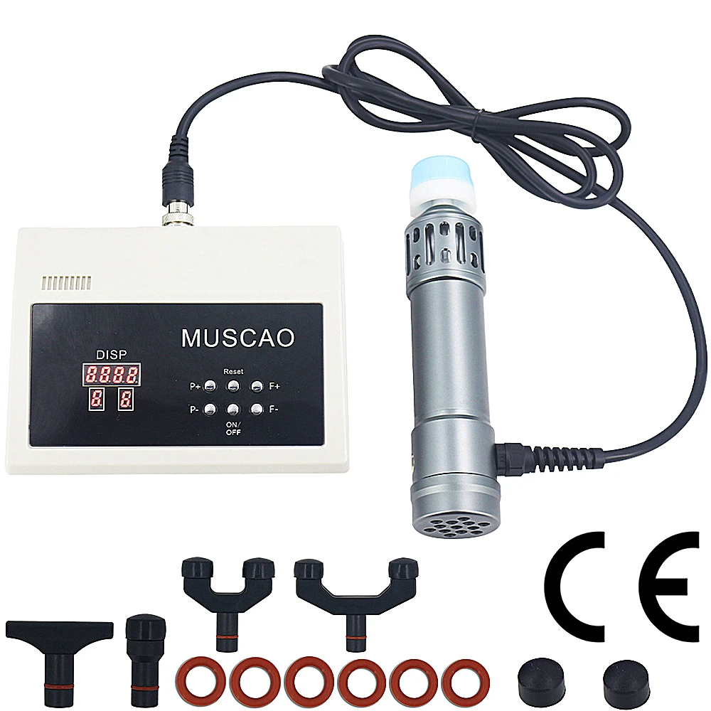 Shock Wave Chiropractic Gun 2 in 1 Massager ED Treatment Waist Pain Relief Physiotherapy Health Care Shockwave Therapy Machine
Shock Wave Chiropractic Gun 2 in 1 Massager ED Treatment Waist Pain Relief Physiotherapy Health Care Shockwave Therapy Machine