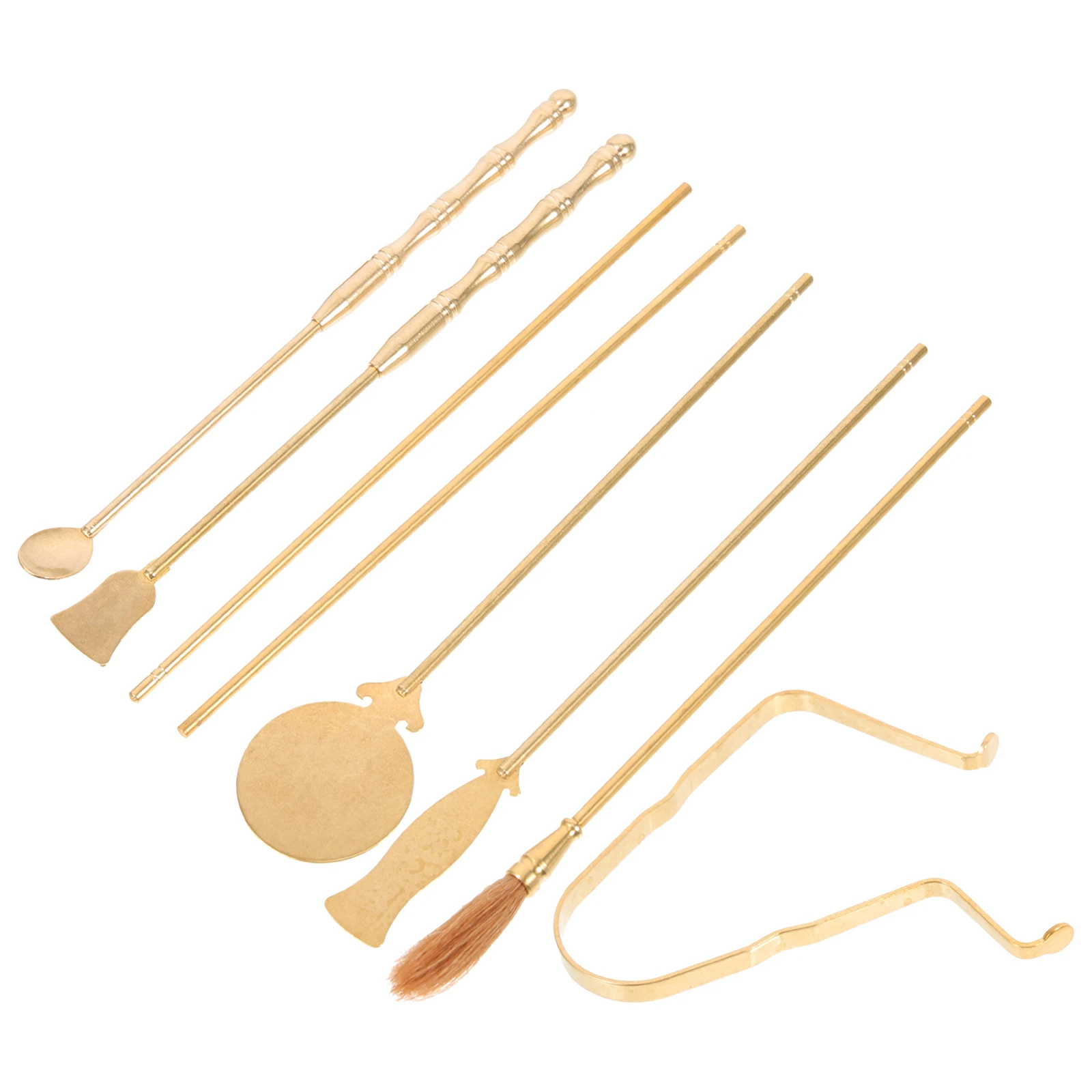 7 Pcs Incense Tool Set Supplies Burner Kit Path Ash Flattening Brass Shovel Mold Presser Incense Making Kits
7 Pcs Incense Tool Set Supplies Burner Kit Path Ash Flattening Brass Shovel Mold Presser Incense Making Kits