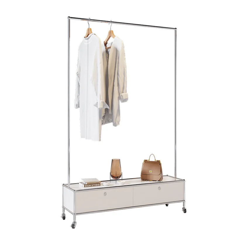 Clothing store display hangers, multi-functional simple wind household floor-to-ceiling hangers, hangers
Clothing store display hangers, multi-functional simple wind household floor-to-ceiling hangers, hangers