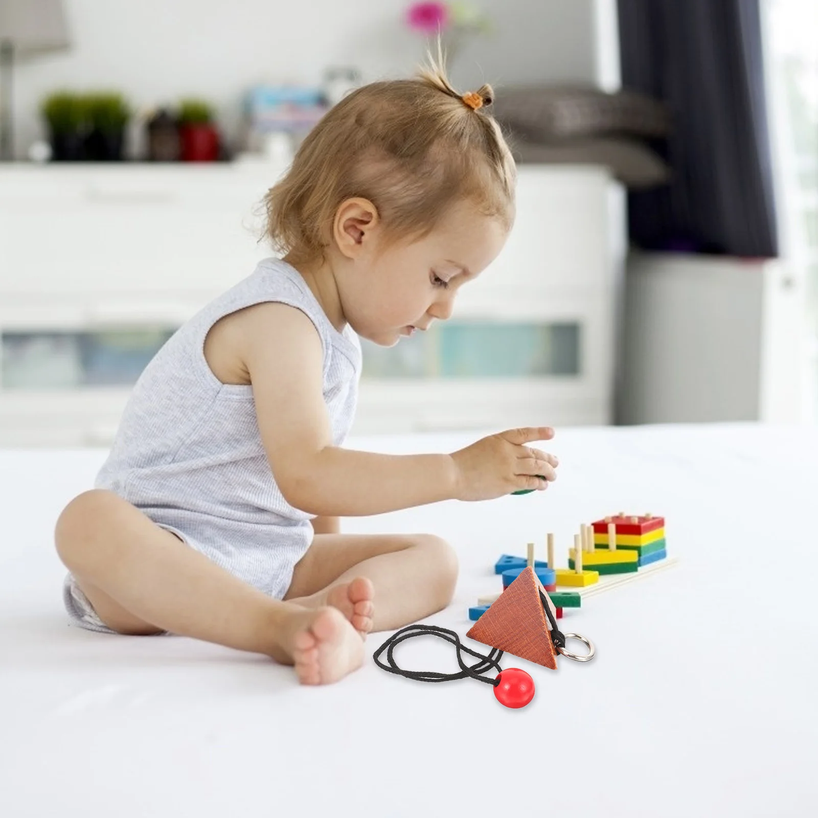 Wooden Toy Set Stress Relief Intelligence Development H Eye Coordination Logic Thinking Portable
Wooden Toy Set Stress Relief Intelligence Development H Eye Coordination Logic Thinking Portable