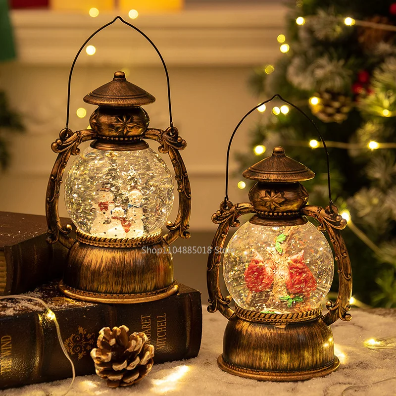 Christmas Snow Globe Lantern Music Box Collection With Light Decorative Night Lamp For Home Desktop Decoration Christmas Present
Christmas Snow Globe Lantern Music Box Collection With Light Decorative Night Lamp For Home Desktop Decoration Christmas Present