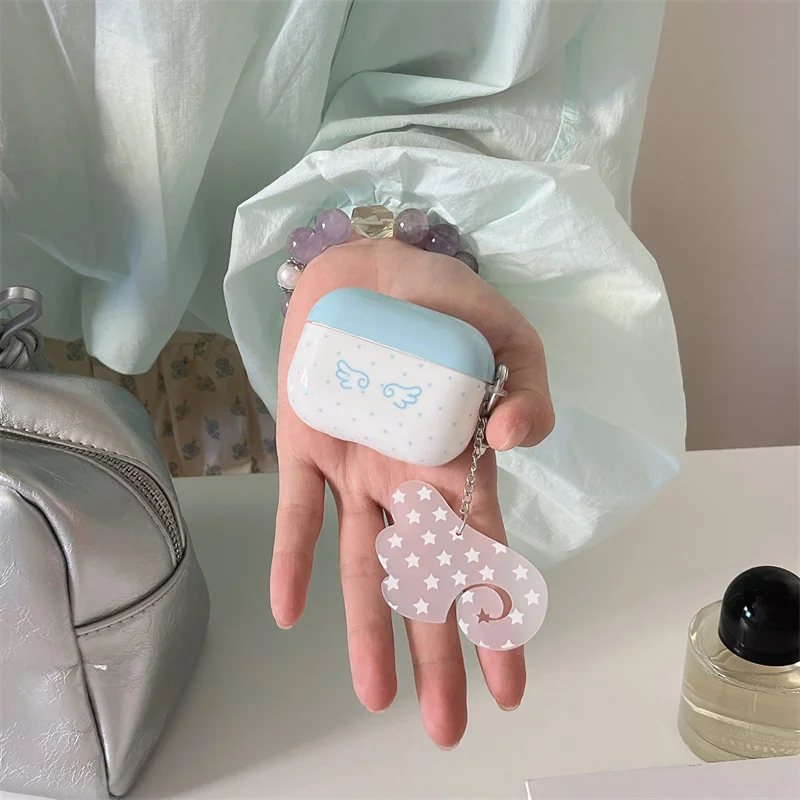 Cute Wing Polka Dot Headphone Case For Apple Airpods 4 3 Pro 2 Cover with Charm Silicone Headset Cases For Airpod Pro2 Gen Funda
Cute Wing Polka Dot Headphone Case For Apple Airpods 4 3 Pro 2 Cover with Charm Silicone Headset Cases For Airpod Pro2 Gen Funda