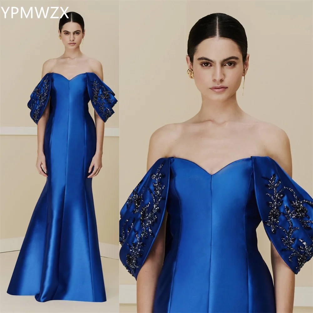 Customized Evening Dress Formal Party Occasion YPMWZX Off-the-shoulder Mermaid Floor Length Skirts Fold Applique Bespoke Occasio
Customized Evening Dress Formal Party Occasion YPMWZX Off-the-shoulder Mermaid Floor Length Skirts Fold Applique Bespoke Occasio