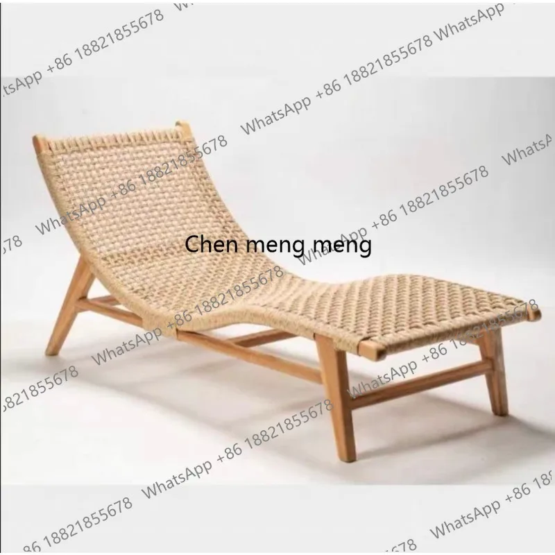 Outdoor rattan teak bed courtyard outdoor creative open-air waterproof and anti-corrosion swimming pool scenic lounge chair
Outdoor rattan teak bed courtyard outdoor creative open-air waterproof and anti-corrosion swimming pool scenic lounge chair