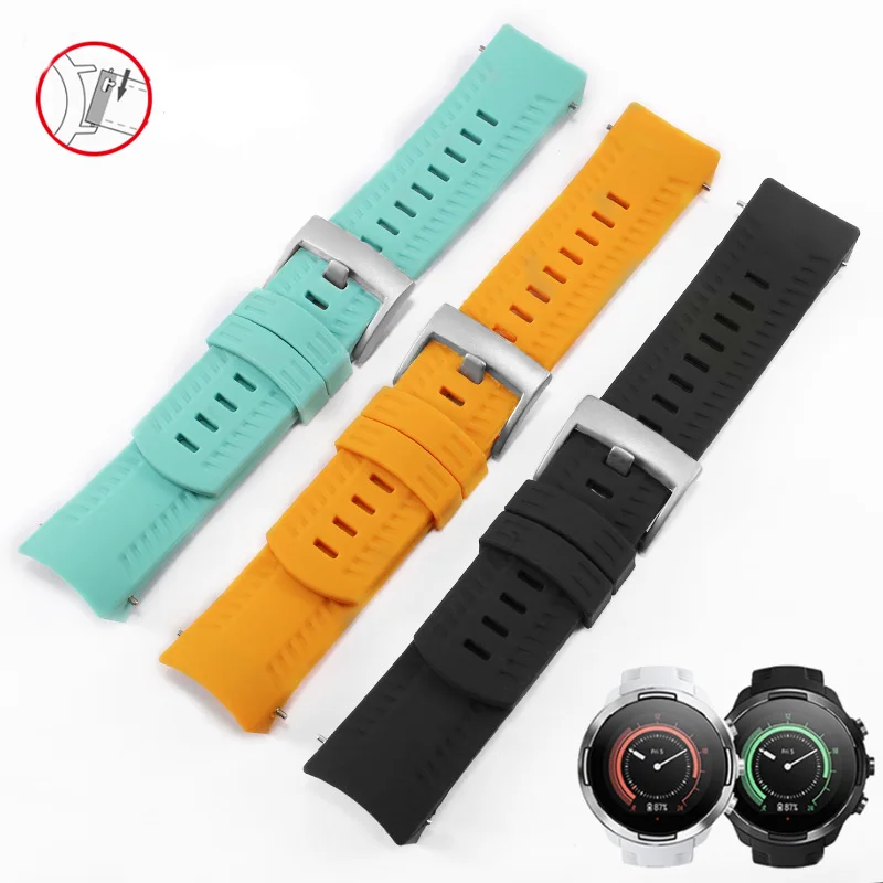 Suitable For Songtuo 9 Silicone Watchband Men's Arc Mouth 24mm Sports Waterproof Rubber Accessories
Suitable For Songtuo 9 Silicone Watchband Men's Arc Mouth 24mm Sports Waterproof Rubber Accessories