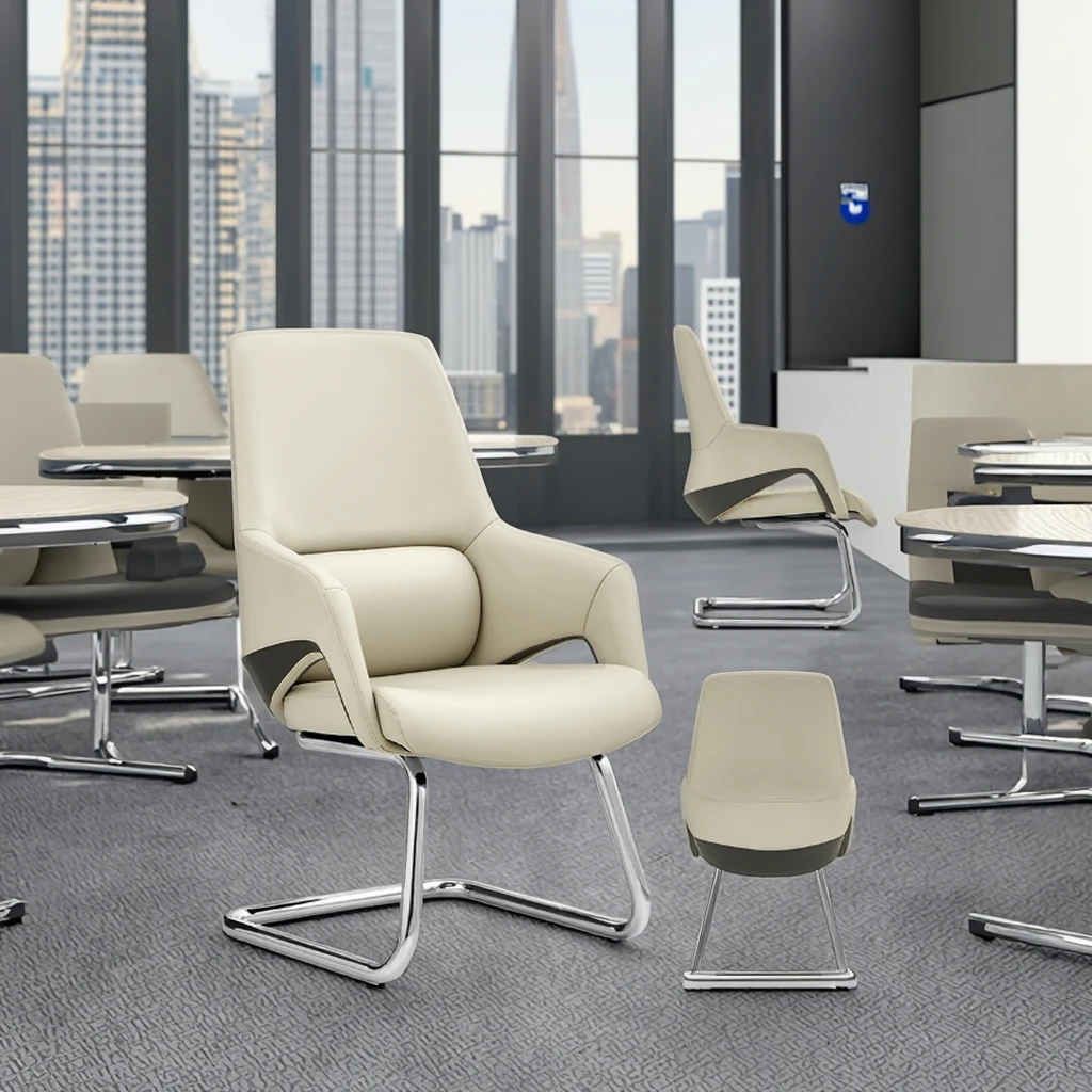 YZ105 Современное роскошное офисное кресло со средней спинкой, эргономичное кожаное сиденье для посетителей для конференций, материал из синтетической кожи
YZ105 Современное роскошное офисное кресло со средней спинкой, эргономичное кожаное сиденье для посетителей для конференций, материал из синтетической кожи