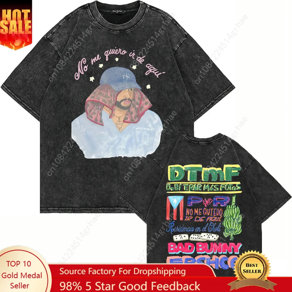 100% Cotton Vintage Washed Bad Bunny DTMF Residencia Tour T Shirt Men DeBÍ TiRAR MáS FOToS Tshirt Black Boxing Tees Shirts
100% Cotton Vintage Washed Bad Bunny DTMF Residencia Tour T Shirt Men DeBÍ TiRAR MáS FOToS Tshirt Black Boxing Tees Shirts