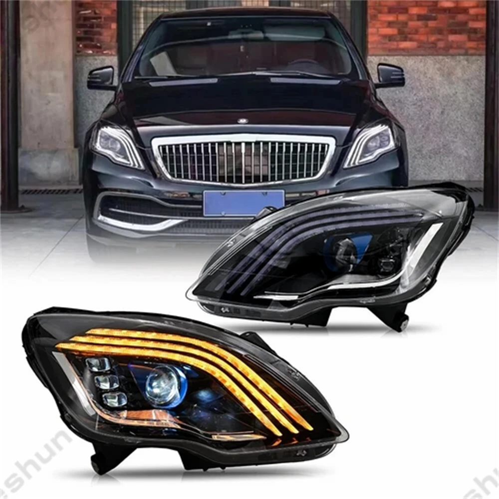 Pair LED Headlights For 2011-2017 Benz W251 R-Class R300 R320 R350 R400 R500 Headlight Front Lights Turn Signal DRL Head Lamp
Pair LED Headlights For 2011-2017 Benz W251 R-Class R300 R320 R350 R400 R500 Headlight Front Lights Turn Signal DRL Head Lamp