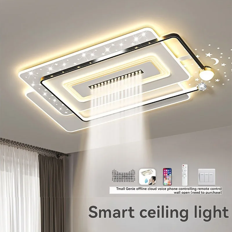 LED Ceiling Light with Spotlights Dimmable Remote Control Modern Living Room Lamp Fandelier Chandelier Smart Lighting
LED Ceiling Light with Spotlights Dimmable Remote Control Modern Living Room Lamp Fandelier Chandelier Smart Lighting