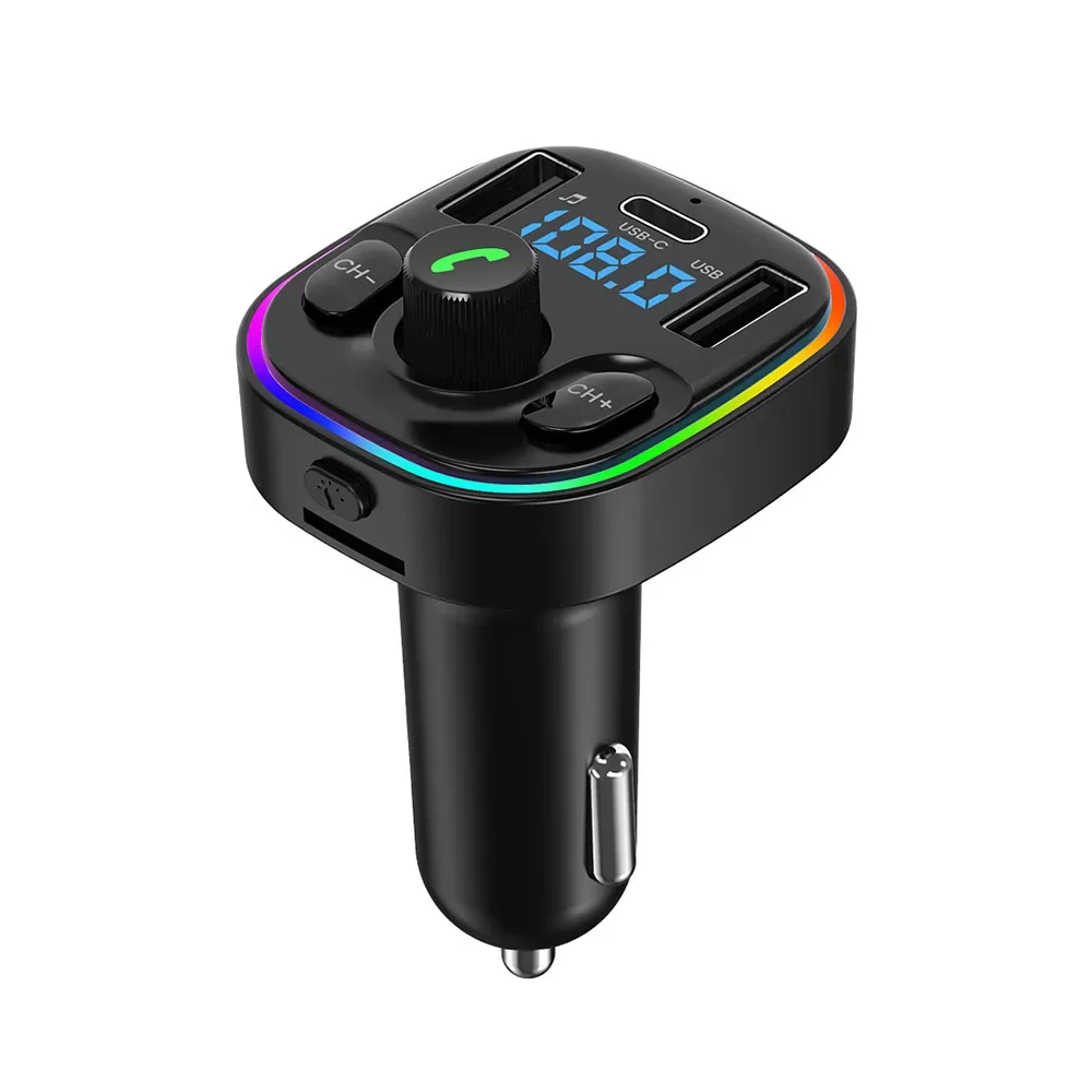 G47 Knob Version Car Mp3 Bluetooth Music Player Car FM Transmitter 3USB Car Charging LED Ambient Light 
G47 Knob Version Car Mp3 Bluetooth Music Player Car FM Transmitter 3USB Car Charging LED Ambient Light
