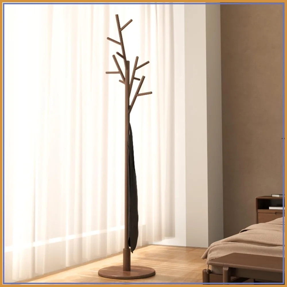 Solid Wood Coat Rack Freestanding with 12 Hooks, 3 Adjustable Heights for Coats, Hats, Handbags, Entryway Bedroom Walnut
Solid Wood Coat Rack Freestanding with 12 Hooks, 3 Adjustable Heights for Coats, Hats, Handbags, Entryway Bedroom Walnut