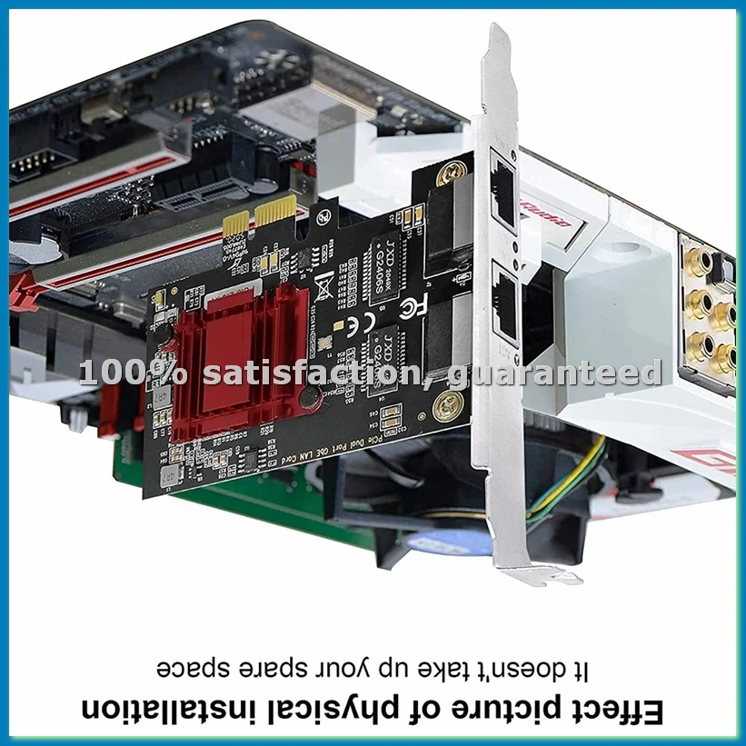 Двухпортовая гигабитная сетевая карта PCIe, адаптер PCI Express Ethernet 1000M с двухпортовой сетевой картой локальной сети 82576, VVNB
Двухпортовая гигабитная сетевая карта PCIe, адаптер PCI Express Ethernet 1000M с двухпортовой сетевой картой локальной сети 82576, VVNB