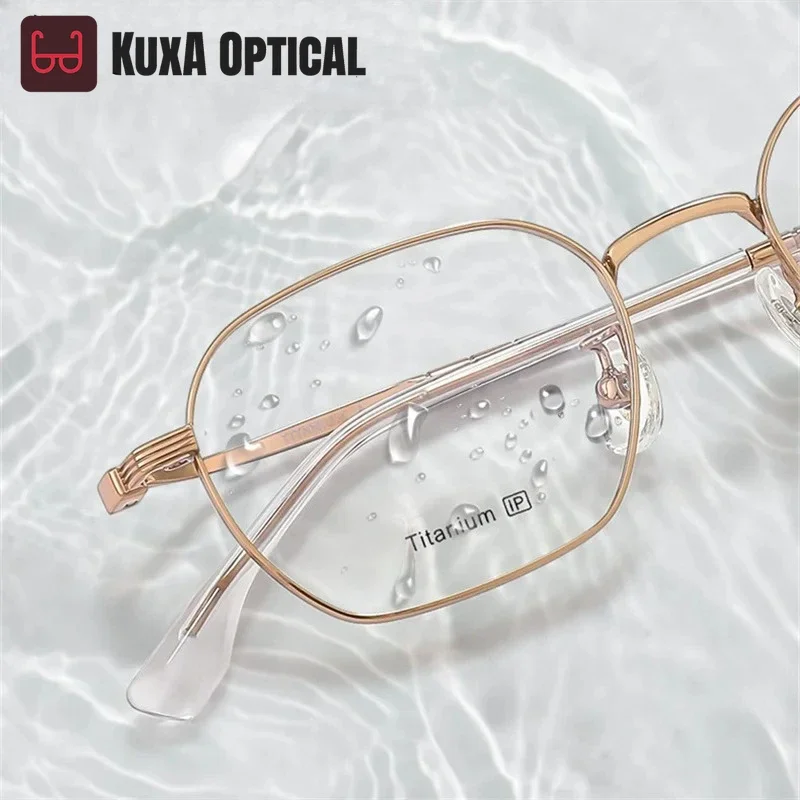 KUXA Small Circle Eyeglasses Men Titanium Frame Women Optical Eyewear High Prescription Lenses Designer Trend Glasses
KUXA Small Circle Eyeglasses Men Titanium Frame Women Optical Eyewear High Prescription Lenses Designer Trend Glasses