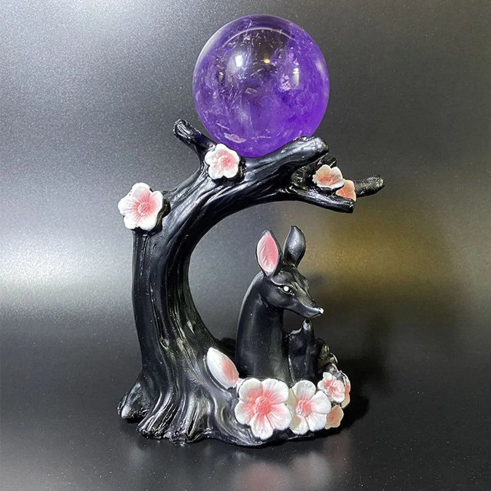 Sika Deer Statue Under Plum Tree Resin Crafts Ornaments Crystal Ball Base Sphere Display Stand Photography Props Home Decor
Sika Deer Statue Under Plum Tree Resin Crafts Ornaments Crystal Ball Base Sphere Display Stand Photography Props Home Decor