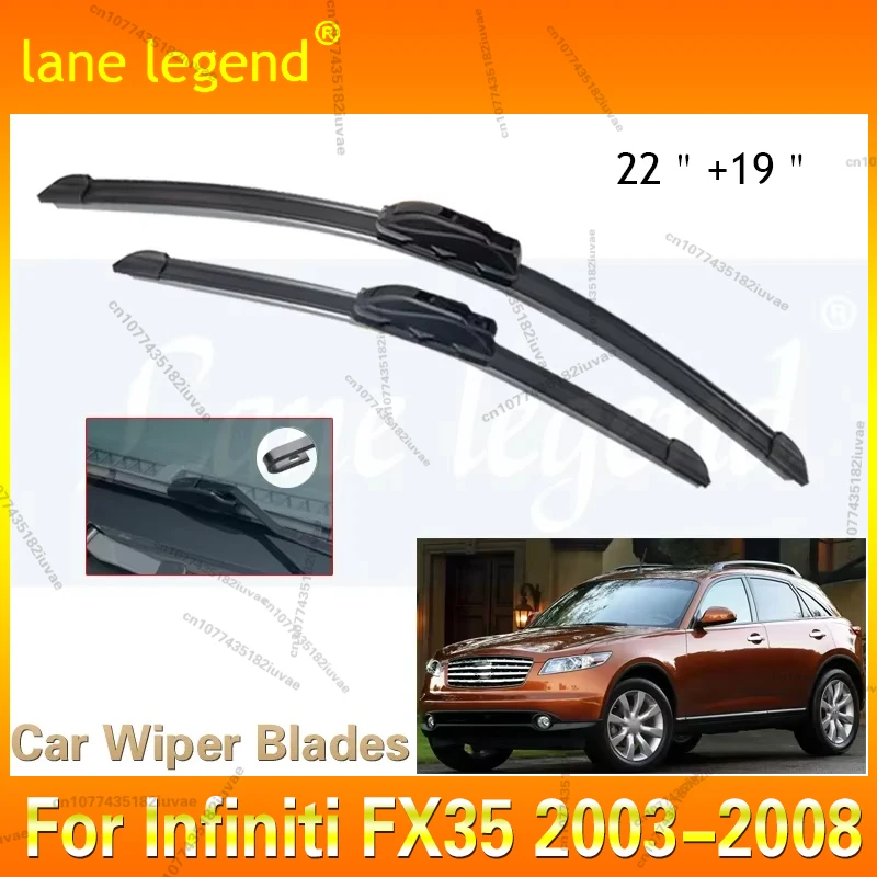 Car Wiper Blade Front Window Windshield Rubber Silicon Refill Wiper For Infiniti FX35 2003-2008 LHD 22"+19" Car Accessories
Car Wiper Blade Front Window Windshield Rubber Silicon Refill Wiper For Infiniti FX35 2003-2008 LHD 22"+19" Car Accessories
