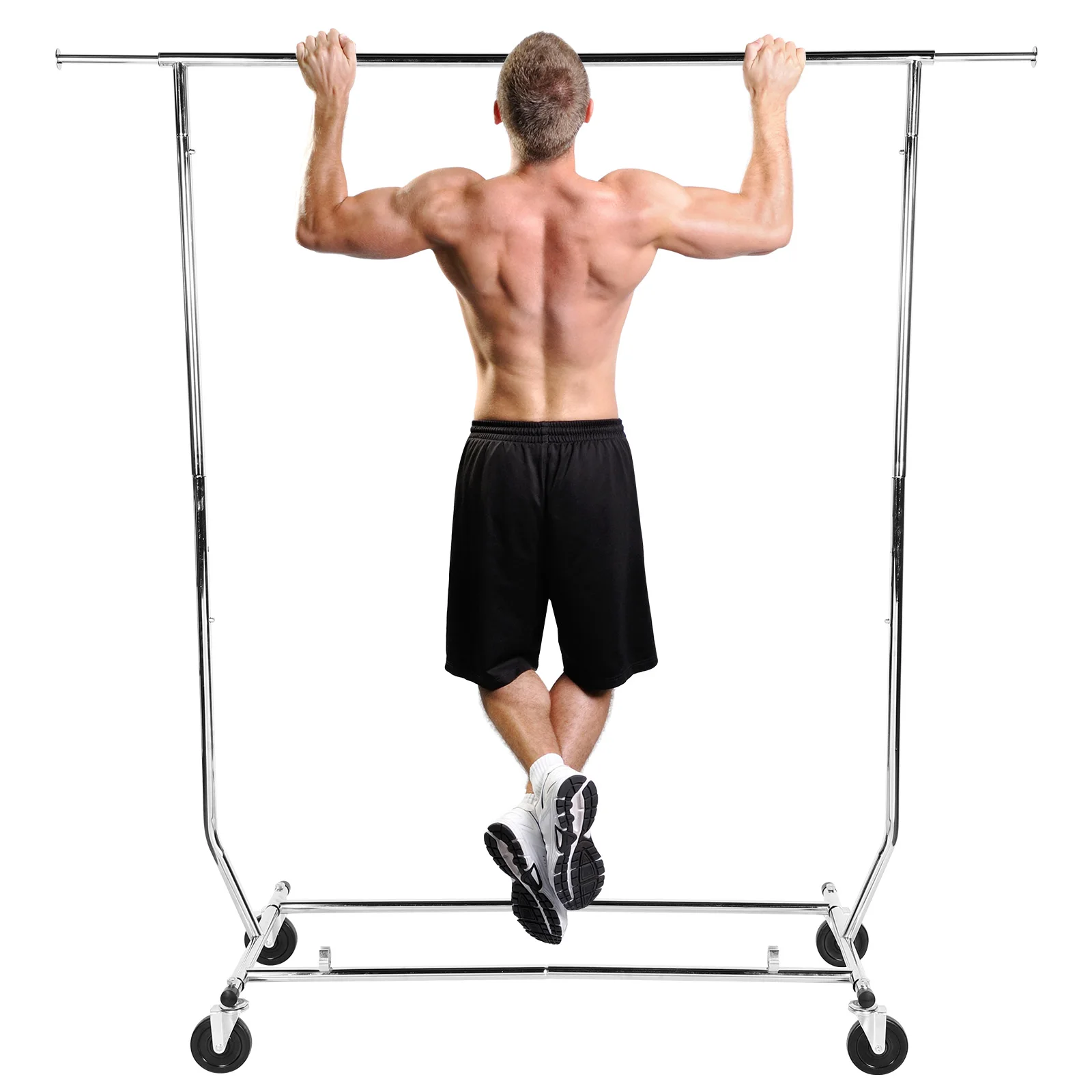 Metal Garment Rack with Lockable Wheels Rolling Garment Rack Portable Wardrobe Sturdy Coat Rack for Bedroom Laundry Living Room
Metal Garment Rack with Lockable Wheels Rolling Garment Rack Portable Wardrobe Sturdy Coat Rack for Bedroom Laundry Living Room