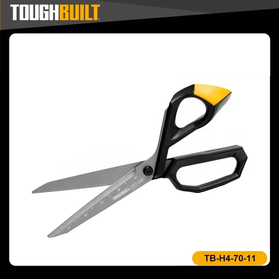 TOUGHBUILT TB-H4-70-11 Shears Construction Industrial Strength Scissors 11" Thin Iron Shears Hand Tools
TOUGHBUILT TB-H4-70-11 Shears Construction Industrial Strength Scissors 11" Thin Iron Shears Hand Tools