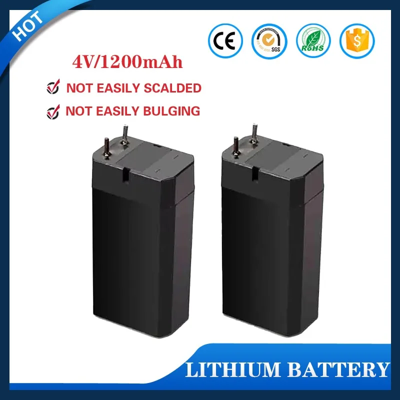 4V Lead Acid Battery 1200mAh Rechargeable Storage batteries LED Lamp Headlights Flashlights Electric Mosquito Swatter
4V Lead Acid Battery 1200mAh Rechargeable Storage batteries LED Lamp Headlights Flashlights Electric Mosquito Swatter