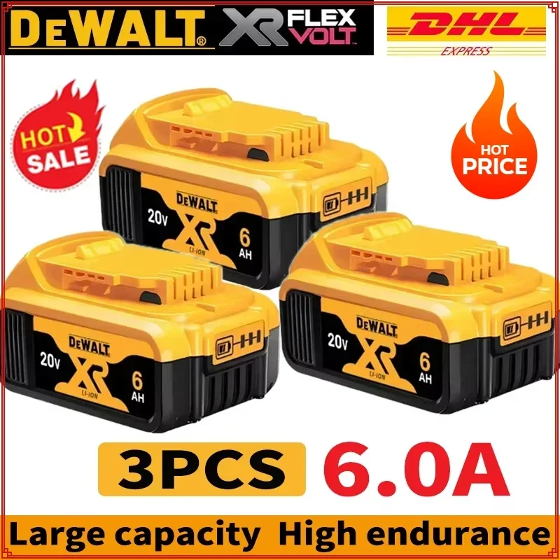 【Original DEWALT】6Ah 20V Li-ion Battery Fits DCB204/DCB205/DCB206/DCB609/DCB184/DCB200 | High Power
【Original DEWALT】6Ah 20V Li-ion Battery Fits DCB204/DCB205/DCB206/DCB609/DCB184/DCB200 | High Power