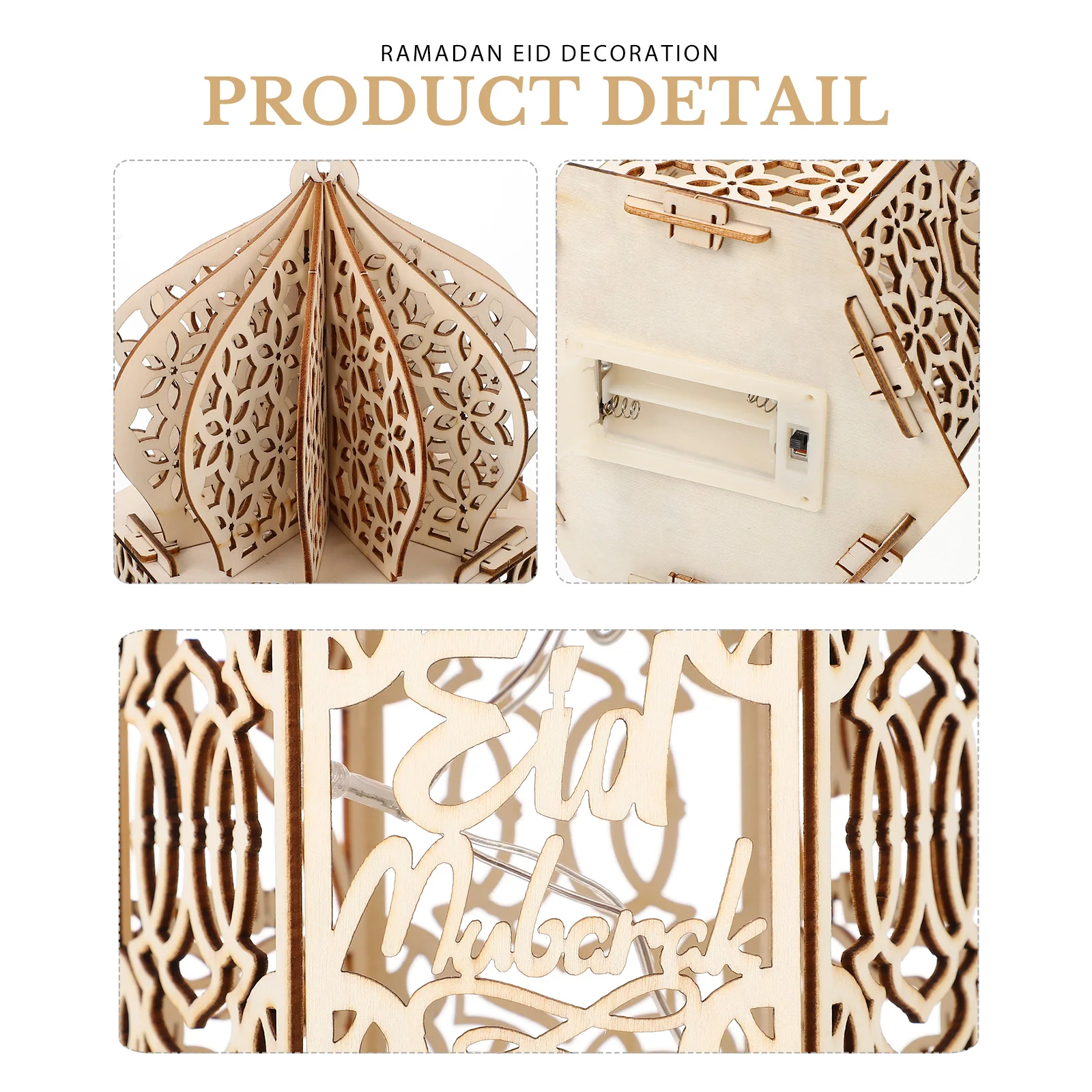 Ornament Eid Mubarak Pendant Home Decoration Decorations Dining Table for Khaki Hanging Ornaments
Ornament Eid Mubarak Pendant Home Decoration Decorations Dining Table for Khaki Hanging Ornaments
