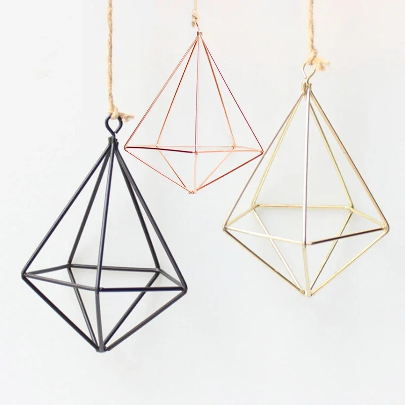 Wall Decoration Hanging Metal Geometric Air Plant Flower Pot Rack Holder Bracket Gardening Decor Hanging Baskets Garden Basket
Wall Decoration Hanging Metal Geometric Air Plant Flower Pot Rack Holder Bracket Gardening Decor Hanging Baskets Garden Basket