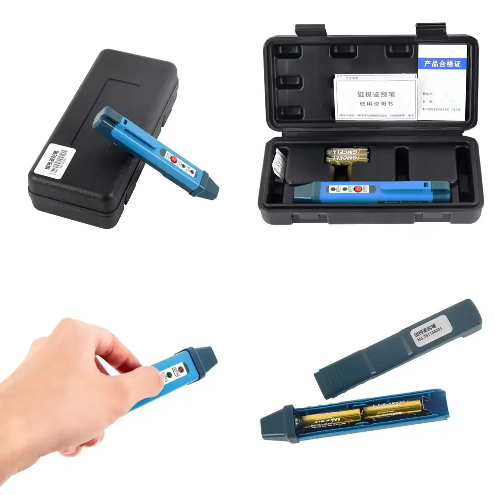 Mini Magnetic Polar Identification Pen 50Gs Sensitivity Dual LED Display 10 Hours N/S Usage Force Measuring Instrument Tester
Mini Magnetic Polar Identification Pen 50Gs Sensitivity Dual LED Display 10 Hours N/S Usage Force Measuring Instrument Tester