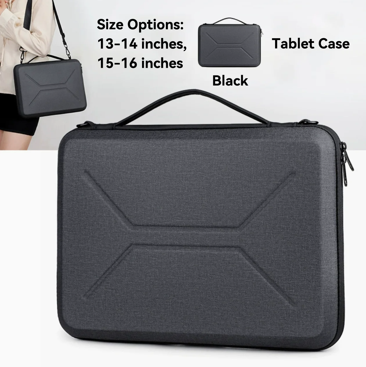Hard Shell Laptop Sleeve 14inch, Single Shoulder Computer Protective Case for MacBook Pro Air Huawei Lenovo Xiaoxin 15-15.6
Hard Shell Laptop Sleeve 14inch, Single Shoulder Computer Protective Case for MacBook Pro Air Huawei Lenovo Xiaoxin 15-15.6