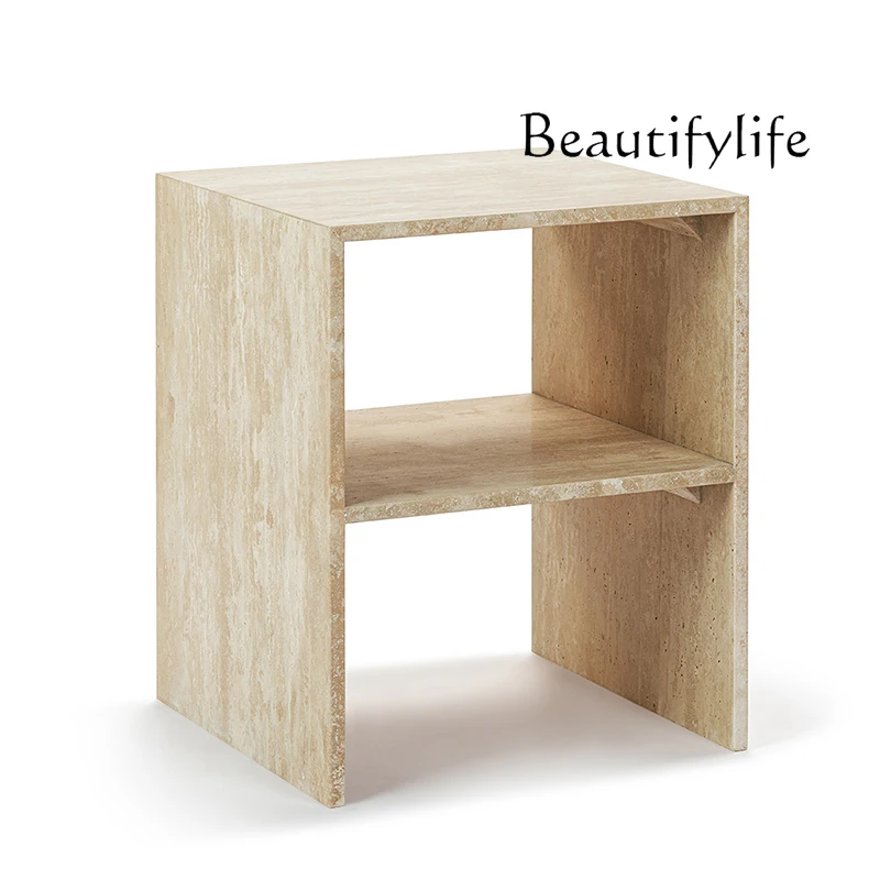 Wabi Sand Wind Creative Natural Travertine Sofa Side Storage Corner Villa Household Bedroom Bedside Table
Wabi Sand Wind Creative Natural Travertine Sofa Side Storage Corner Villa Household Bedroom Bedside Table