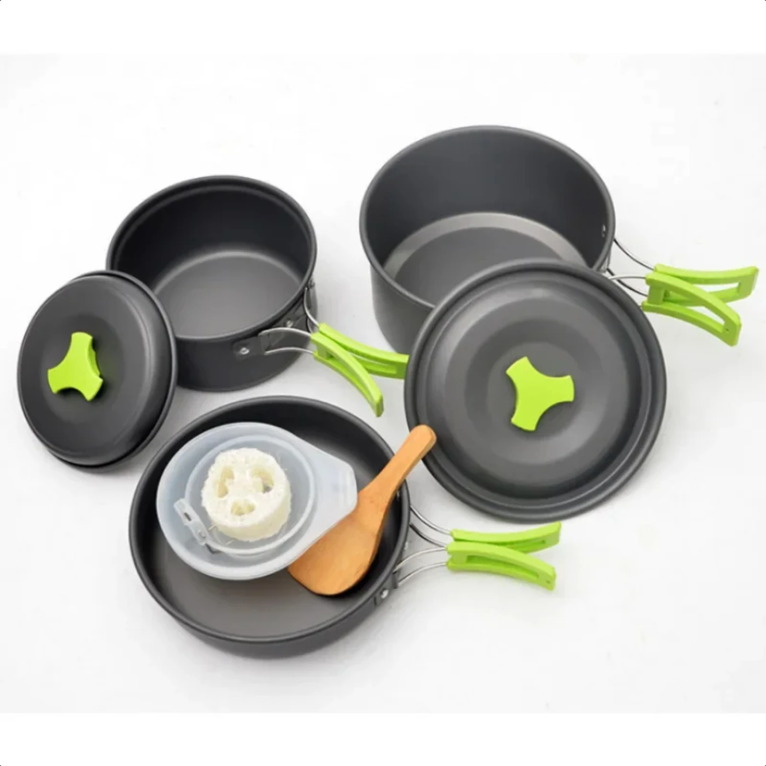 Camping Cookware Kit, Aluminum Cooking Set, Kettle Pan, Pot, Travelling, Hiking, Picnic, BBQ, Tableware Equipment
Camping Cookware Kit, Aluminum Cooking Set, Kettle Pan, Pot, Travelling, Hiking, Picnic, BBQ, Tableware Equipment