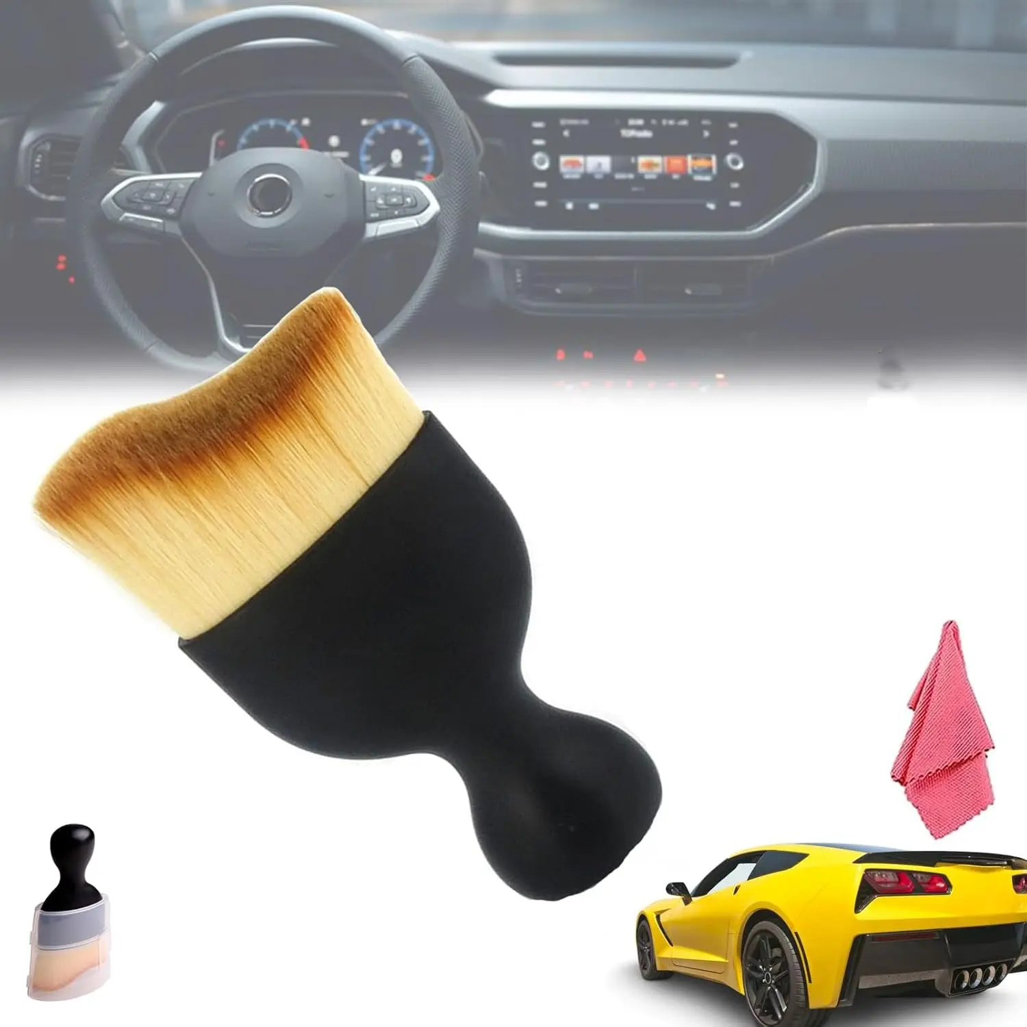 Woobrooch Brush - Woobrooch Car Brush with Case, Woobrooch Car Interior Dust Sweeping Soft Brush, Car Interior Brush, Car Detail
Woobrooch Brush - Woobrooch Car Brush with Case, Woobrooch Car Interior Dust Sweeping Soft Brush, Car Interior Brush, Car Detail