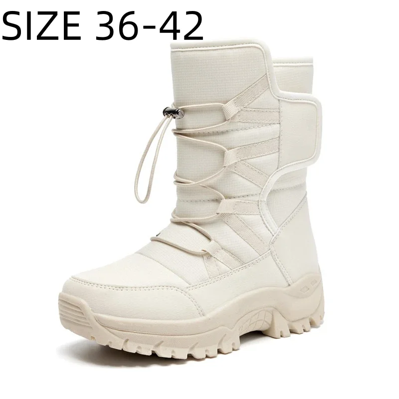 Winter Women Snow Boots Comfortable Keep Warm Ankle Boots Fashion Outdoor Female Warm Fur Platform Boots Big Size 36-42
Winter Women Snow Boots Comfortable Keep Warm Ankle Boots Fashion Outdoor Female Warm Fur Platform Boots Big Size 36-42