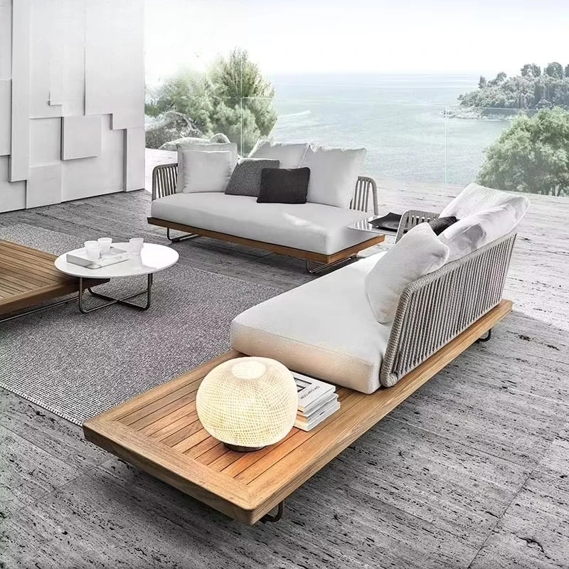 Outdoor Furniture Set Rattan L-Shaped Sofa Garden Luxury Outdoor Furniture
Outdoor Furniture Set Rattan L-Shaped Sofa Garden Luxury Outdoor Furniture