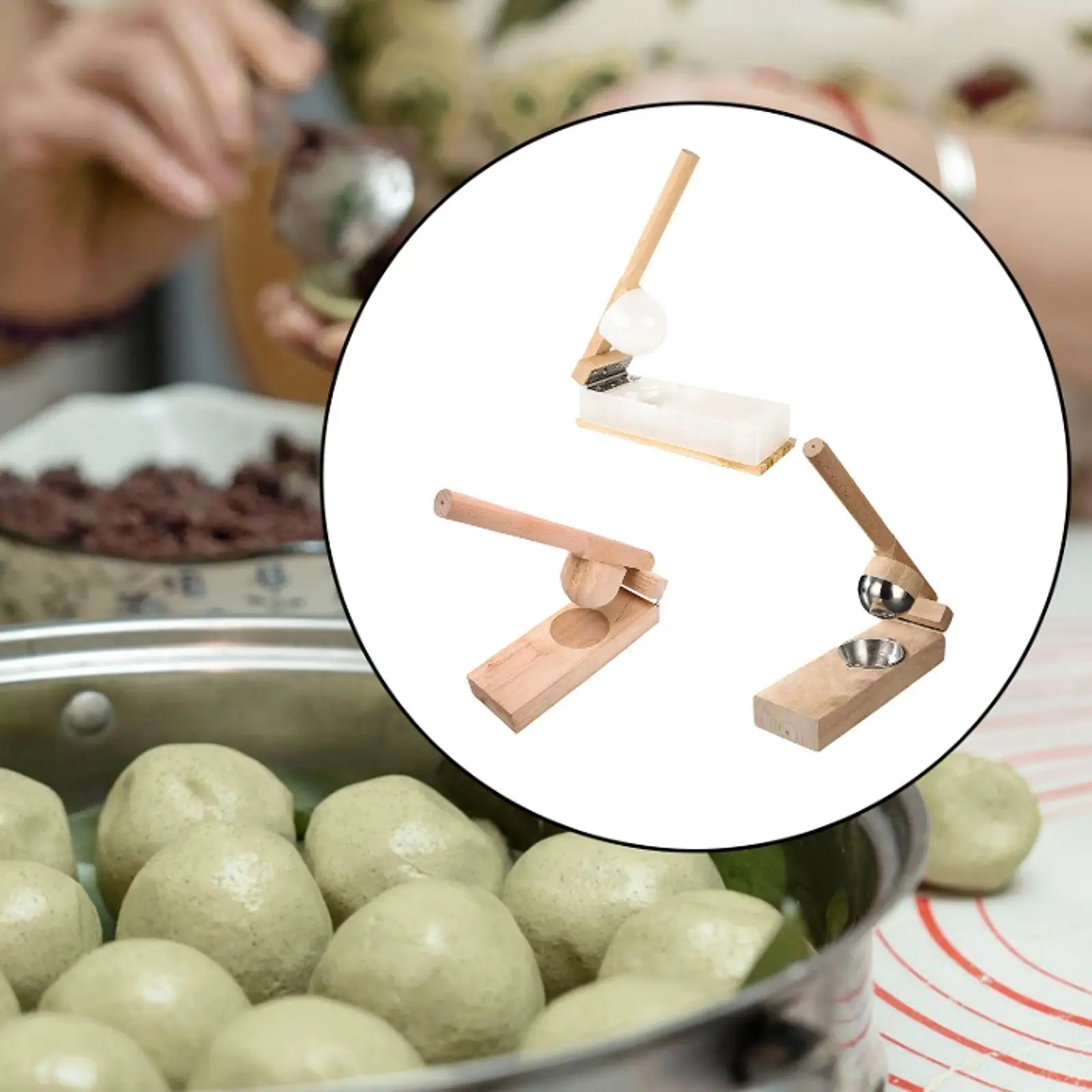 Mochi Skin Maker Ergonomic Handle Multifunctional Dough Press Tool Qingming Fruit Skin Maker for Camping Pastry Party Home Event
Mochi Skin Maker Ergonomic Handle Multifunctional Dough Press Tool Qingming Fruit Skin Maker for Camping Pastry Party Home Event
