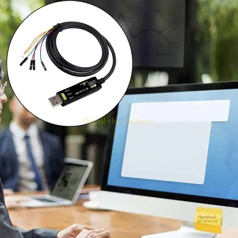 E06D Industrial USB to TTL Serial Adapters Cable USB to TTL (D) Converters FT232RNL
E06D Industrial USB to TTL Serial Adapters Cable USB to TTL (D) Converters FT232RNL