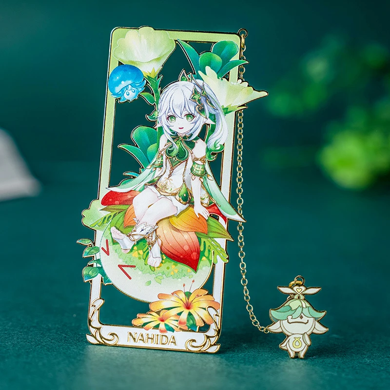 Anime Game Genshin Impact Nahida Metal Bookmarks Pendant Decor Collection Props Xmas Gift Souvenir Hollow Out Tassels
Anime Game Genshin Impact Nahida Metal Bookmarks Pendant Decor Collection Props Xmas Gift Souvenir Hollow Out Tassels