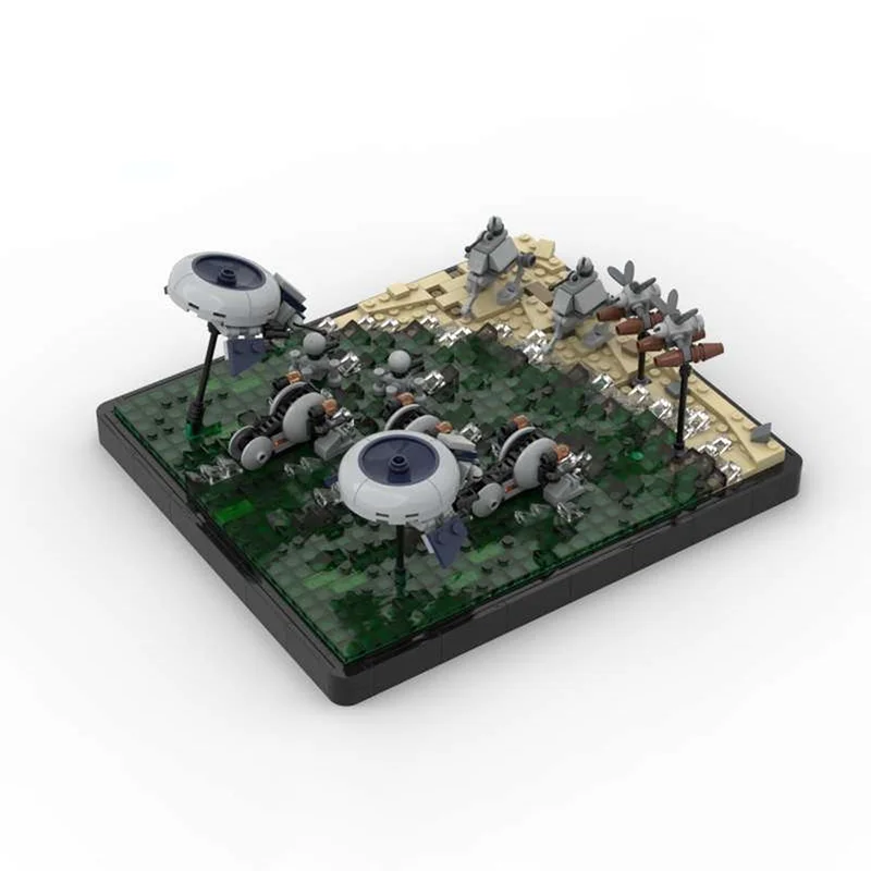 1069Pcs Assault on Kashyyyk (Episode III) Micro MOC Star Batter AT-AP Wookie Catamaran Education Building Blocks Toys Gift
1069Pcs Assault on Kashyyyk (Episode III) Micro MOC Star Batter AT-AP Wookie Catamaran Education Building Blocks Toys Gift