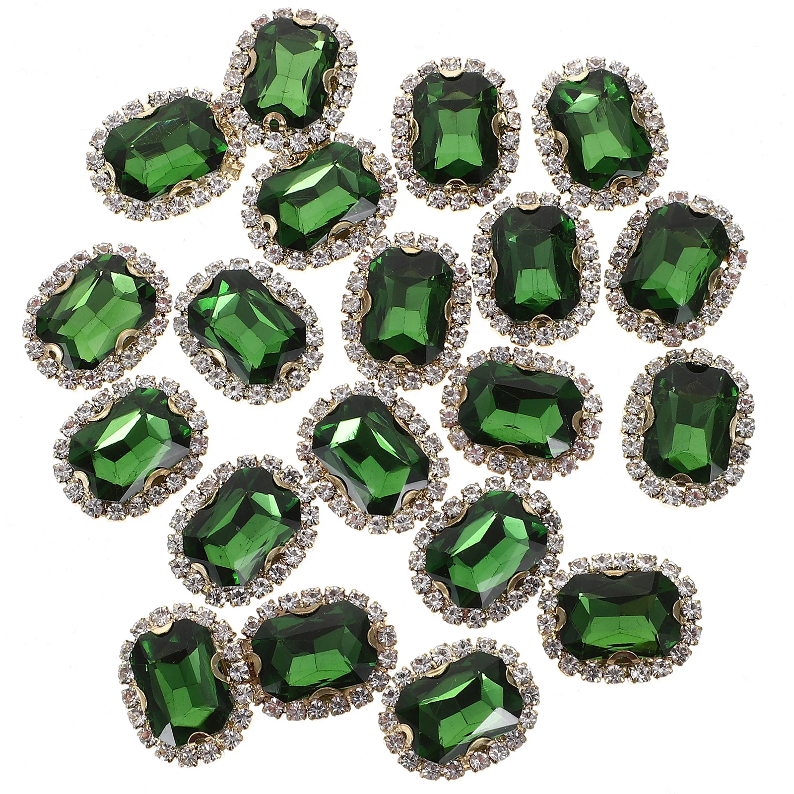 20pcs Sew On Rhinestones Handmade Craft Material Glitter Glass Stones For Diy Clothes Accessories Sewing Jewelry Making
20pcs Sew On Rhinestones Handmade Craft Material Glitter Glass Stones For Diy Clothes Accessories Sewing Jewelry Making