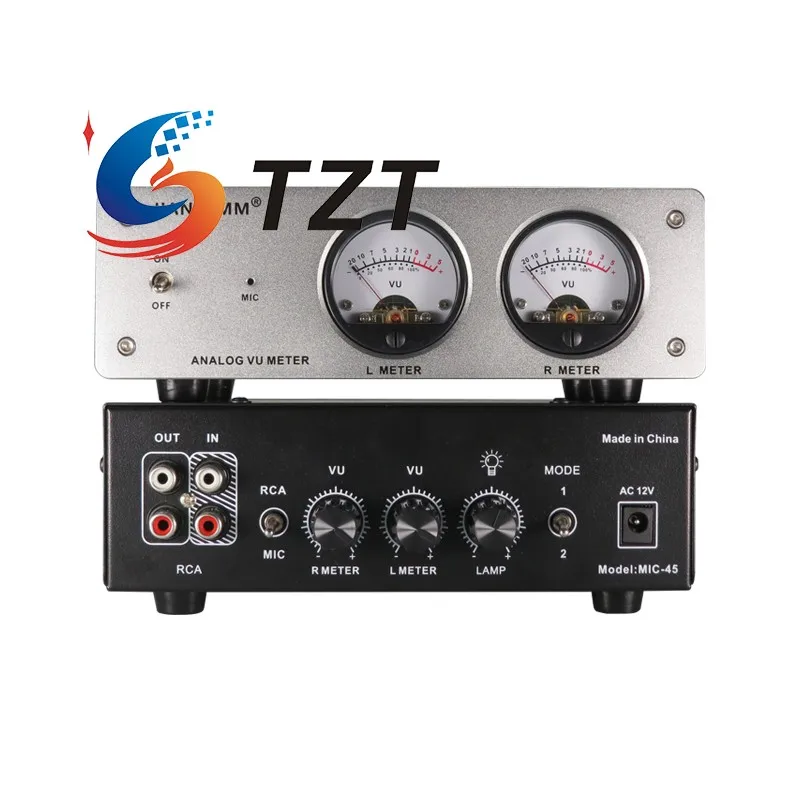 TZT JIANPSMM MIC-45 Analog VU Meter Second Generation Supporting Voice Control and Line Control
TZT JIANPSMM MIC-45 Analog VU Meter Second Generation Supporting Voice Control and Line Control