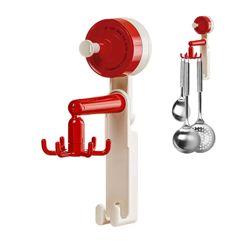 Kitchen Utensil Holder Wall Mounted Kitchen Utensil Holder 6 Hooks Suction Cup Stable Storage Organization for Spatula Soup
Kitchen Utensil Holder Wall Mounted Kitchen Utensil Holder 6 Hooks Suction Cup Stable Storage Organization for Spatula Soup