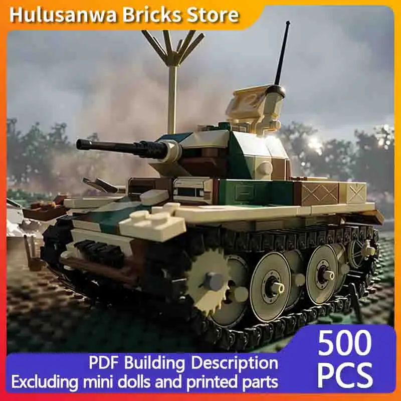 German Light Tank Model MOC Building Bricks War Equipment Modular Technology Gifts Holiday Assemble Children Toys Suit
German Light Tank Model MOC Building Bricks War Equipment Modular Technology Gifts Holiday Assemble Children Toys Suit