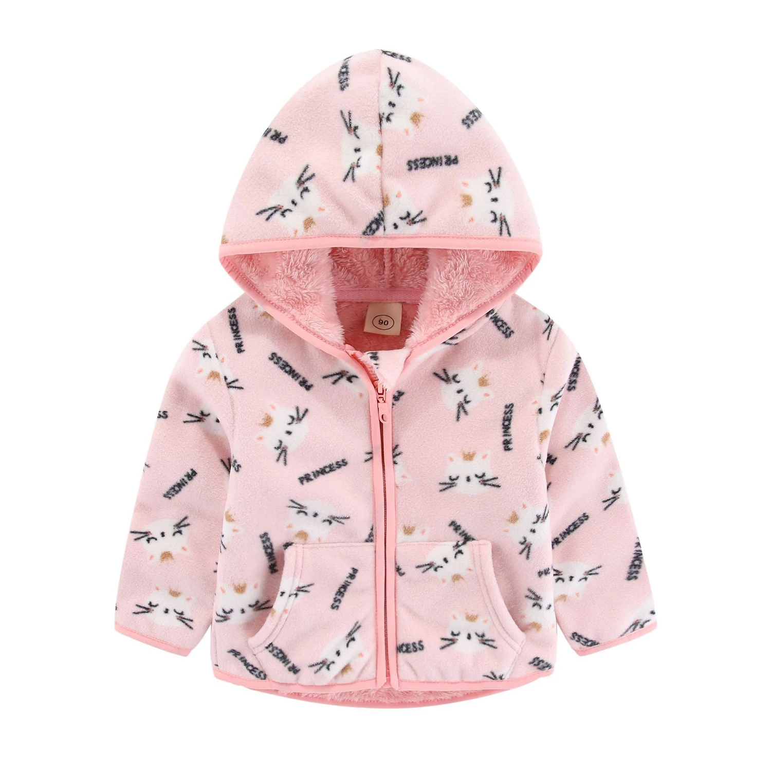 Autumn Cartoon Print Fleece Coat For Kids Jackets For Girls Children Velvet Coat Winter Plush Jacket For Boys Hooded Warm
Autumn Cartoon Print Fleece Coat For Kids Jackets For Girls Children Velvet Coat Winter Plush Jacket For Boys Hooded Warm