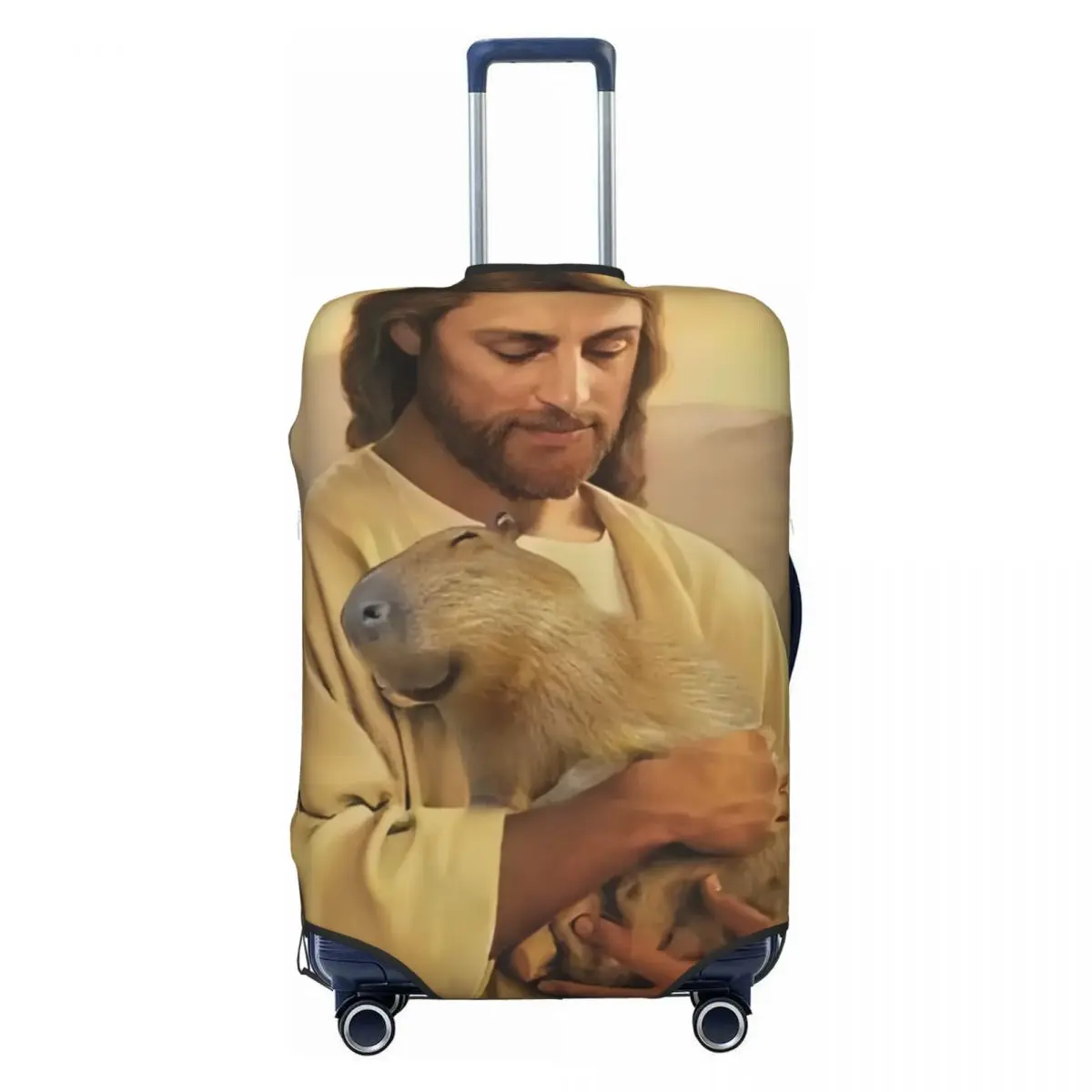 Jesus And Capybara Travel Luggage Cover Washable Suitcase Cover Protector Fit 18-32 Inch
Jesus And Capybara Travel Luggage Cover Washable Suitcase Cover Protector Fit 18-32 Inch