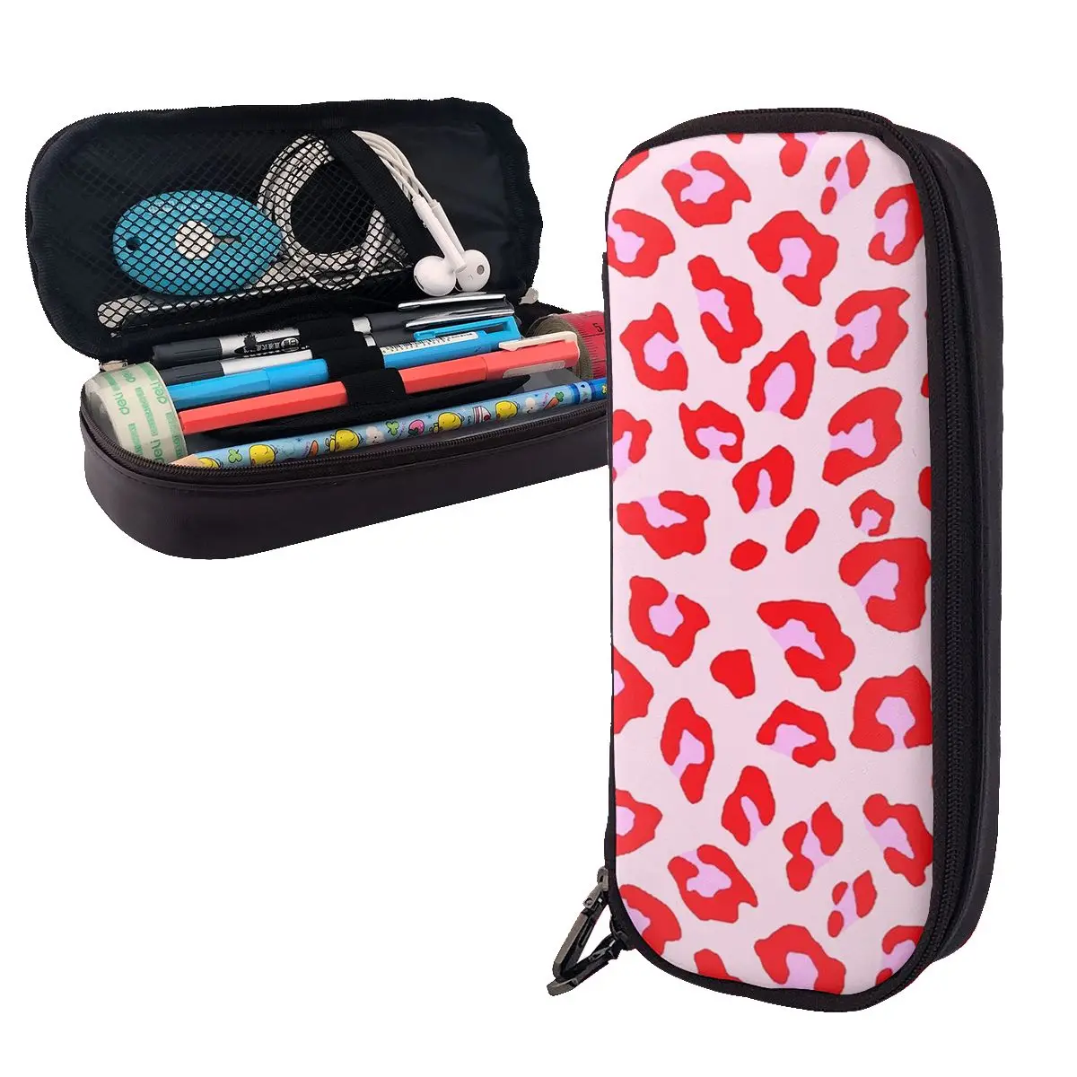Leopard Leather Pencil Cases Pen Holder Storage Stationery Supplies Large Capacity Pen Box Pencil Bag for Boys Girls School
Leopard Leather Pencil Cases Pen Holder Storage Stationery Supplies Large Capacity Pen Box Pencil Bag for Boys Girls School