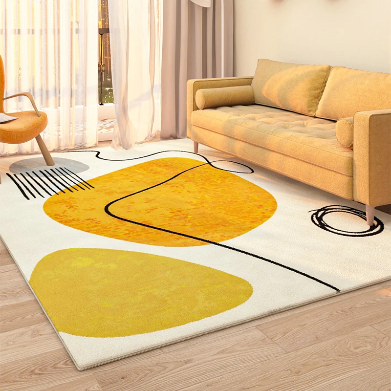 Abstract Color Block Living Room Carpet Art Line Decorative Rug Nordic Minimalist Bedroom Carpets Soft Comfortable Cloakroom Rug 
Abstract Color Block Living Room Carpet Art Line Decorative Rug Nordic Minimalist Bedroom Carpets Soft Comfortable Cloakroom Rug