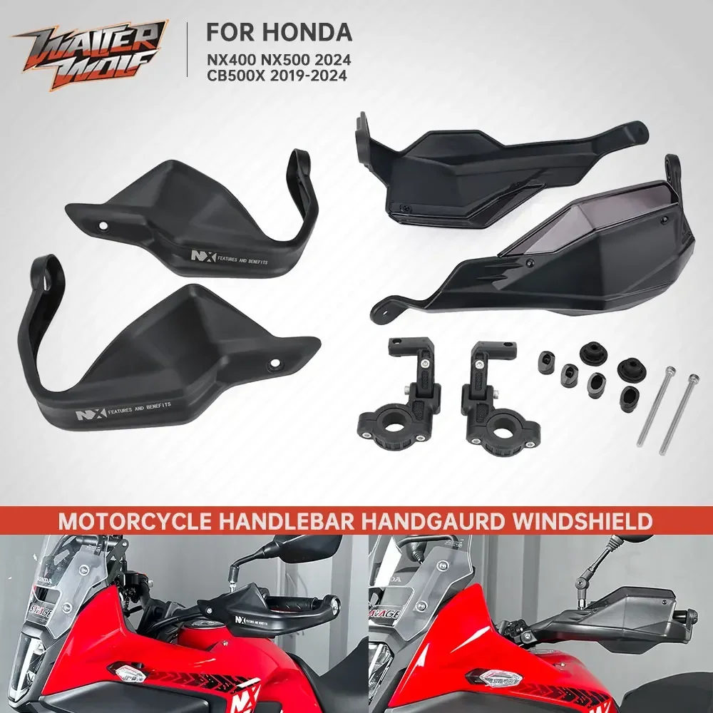 Motorcycle Enhanced Version Handlebar Handguard For Honda NX500 CB500X NX400 2019-2025 Hand Windshield Protector W/ Bracket
Motorcycle Enhanced Version Handlebar Handguard For Honda NX500 CB500X NX400 2019-2025 Hand Windshield Protector W/ Bracket