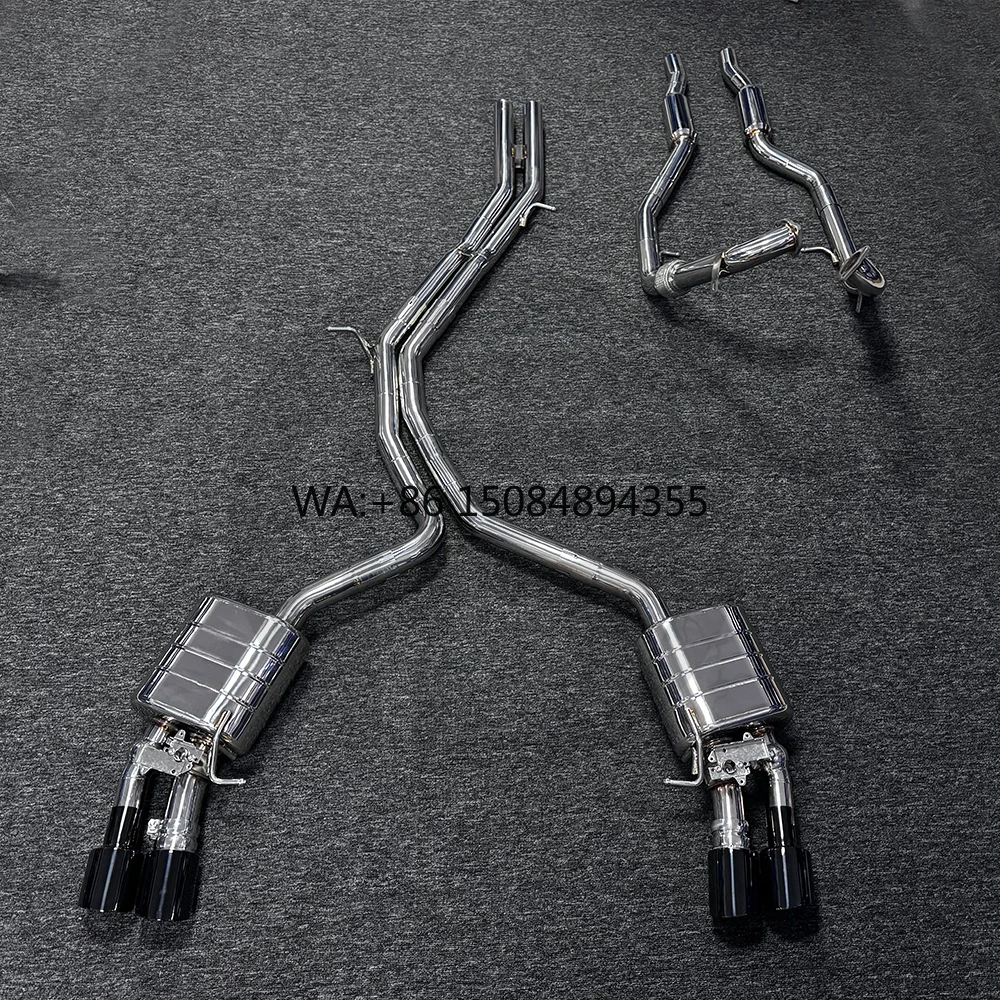 Stainless Steel Exhaust System Performance Catback For S4 S5 B9 30t Full Exhaust Muffler With Valve Exhaust System
Stainless Steel Exhaust System Performance Catback For S4 S5 B9 30t Full Exhaust Muffler With Valve Exhaust System